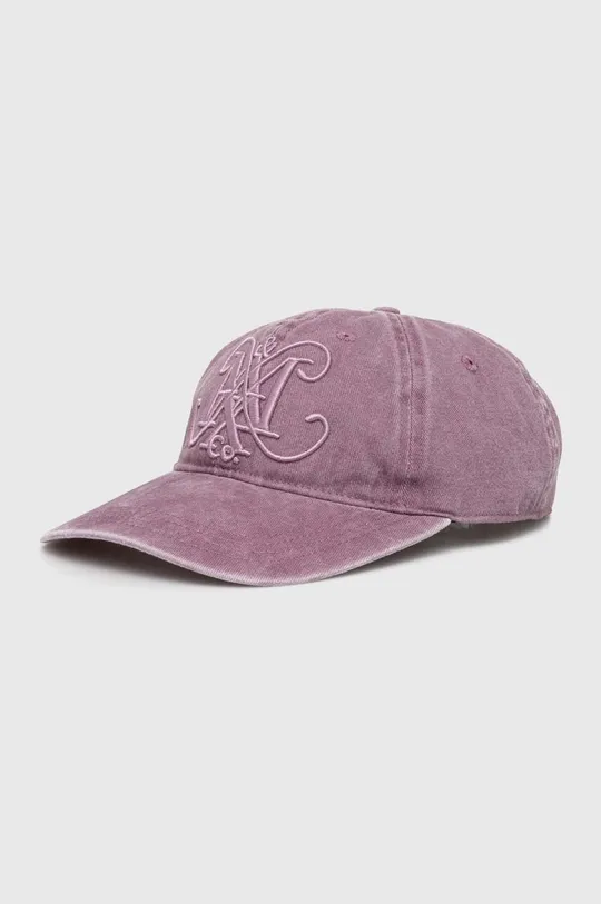 μωβ Βαμβακερό καπέλο του μπέιζμπολ MAX&Co. Γυναικεία