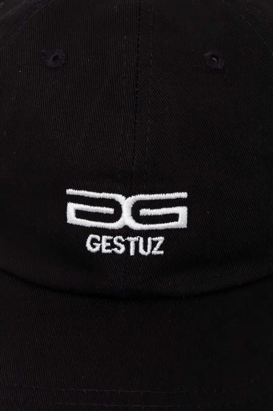Βαμβακερό καπέλο του μπέιζμπολ Gestuz μαύρο