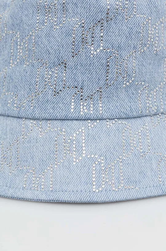 Džínsový klobúk Karl Lagerfeld modrá