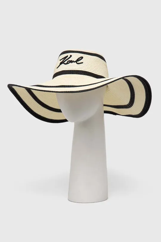 Karl Lagerfeld kapelusz beżowy