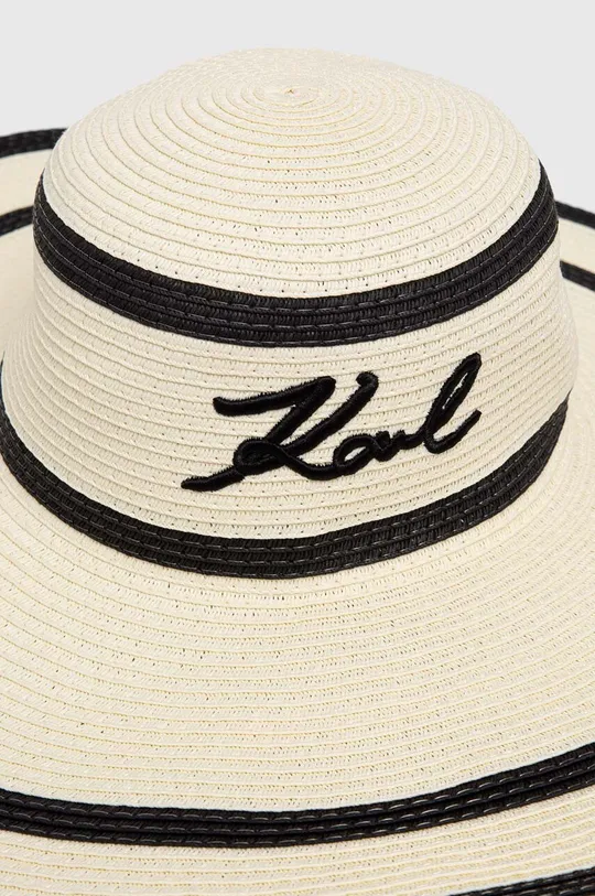 beżowy Karl Lagerfeld kapelusz