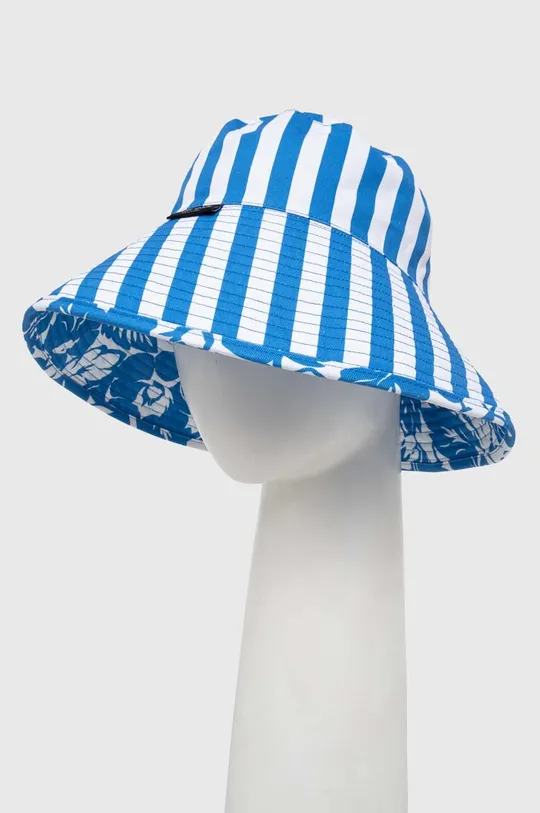 niebieski Kate Spade kapelusz dwustronny bawełniany