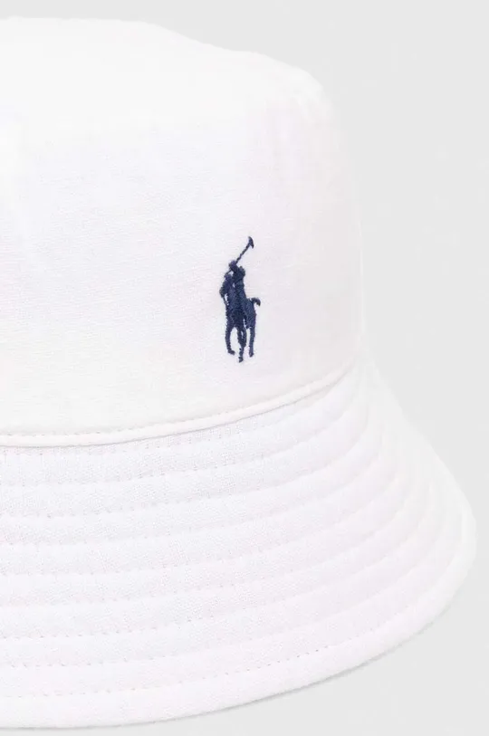 Ľanový klobúk Polo Ralph Lauren biela