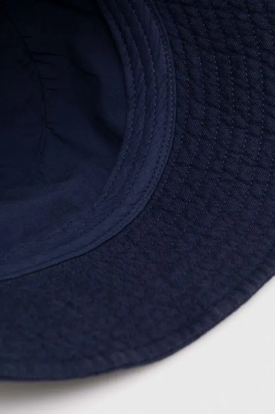 tmavomodrá Ľanový klobúk Polo Ralph Lauren
