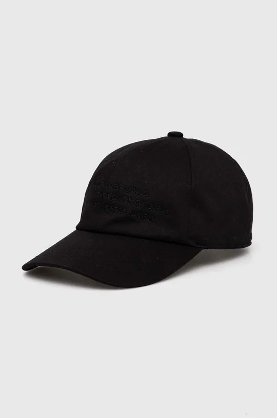 μαύρο Βαμβακερό καπέλο του μπέιζμπολ Miss Sixty HJ8590 HAT Γυναικεία