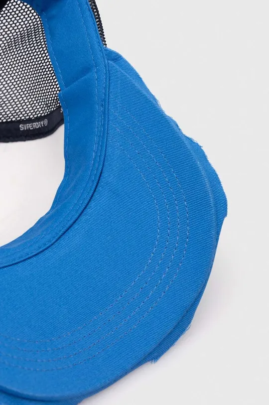 niebieski Superdry czapka z daszkiem