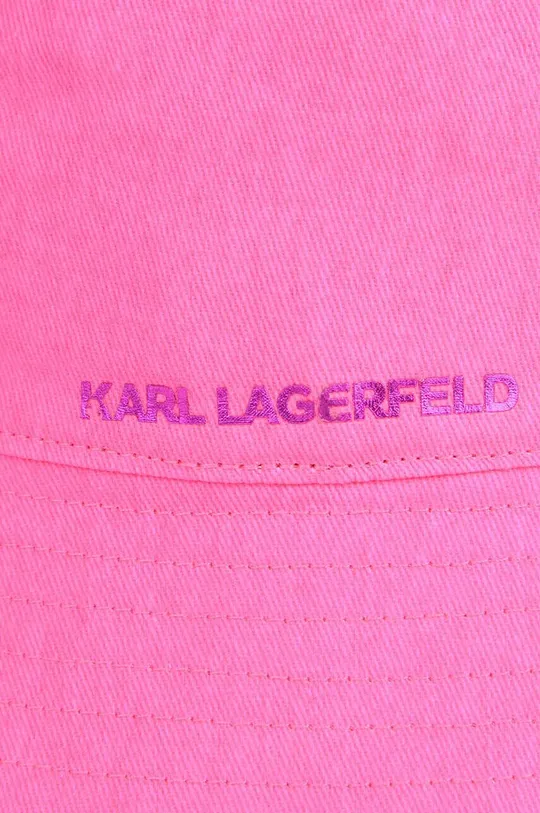 Otroški bombažni klobuk Karl Lagerfeld 100 % Bombaž