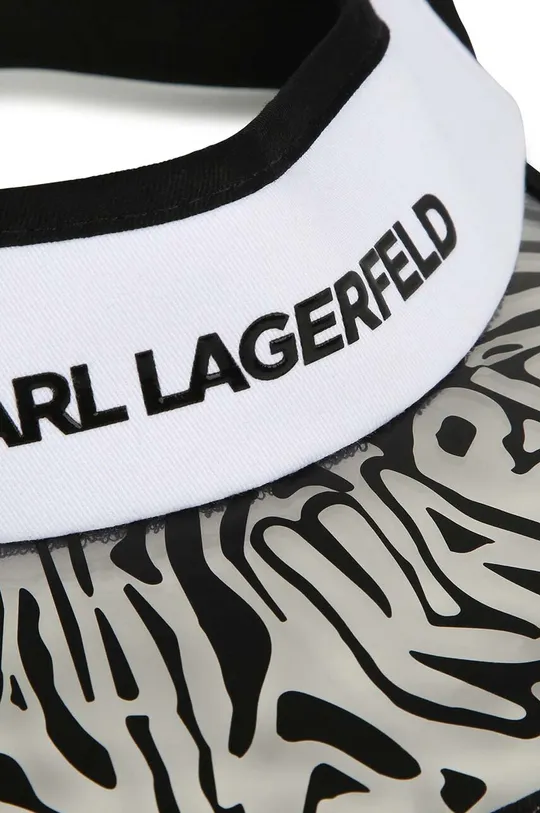 Detský šilt Karl Lagerfeld 1. látka: 100 % Bavlna 2. látka: 79 % Bavlna, 21 % Polyester 3. látka: 100 % Polyuretán
