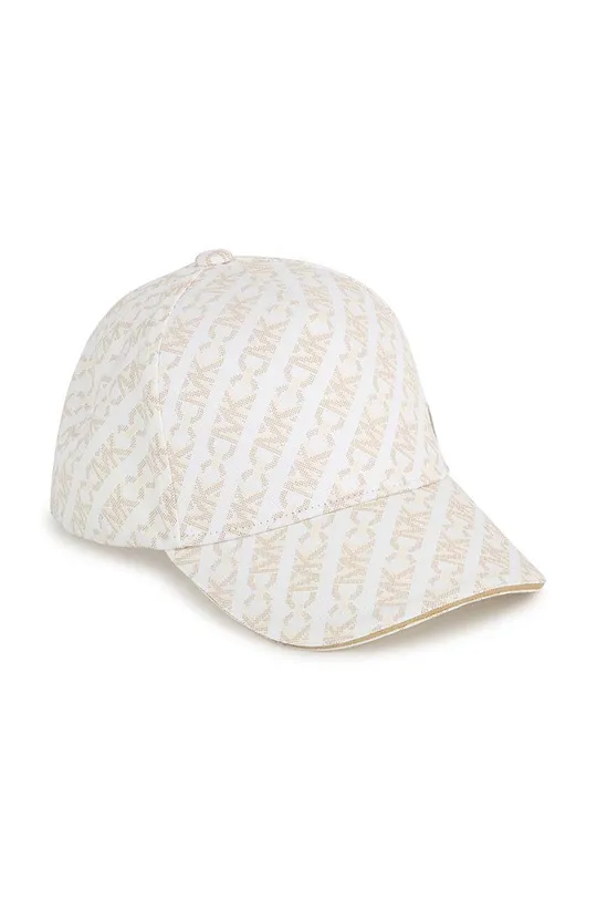 Παιδικό βαμβακερό καπέλο μπέιζμπολ Michael Kors μπεζ