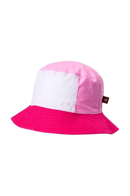 рожевий Дитячий двосторонній бавовняний капелюх Lego Для дівчаток