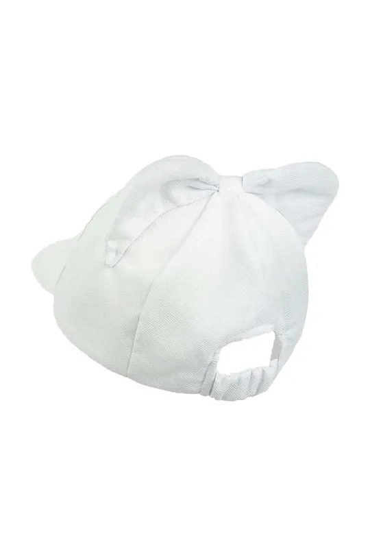 Παιδικό βαμβακερό καπέλο μπέιζμπολ Jamiks ANTOINETTE λευκό