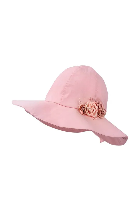 Jamiks kapelusz bawełniany dziecięcy KATRINE różowy