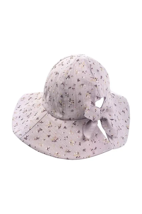 Jamiks kapelusz bawełniany dziecięcy MAFIFI fioletowy