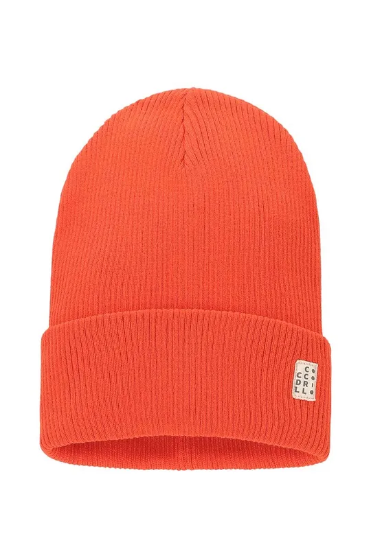 помаранчевий Дитяча бавовняна шапка Coccodrillo Для дівчаток