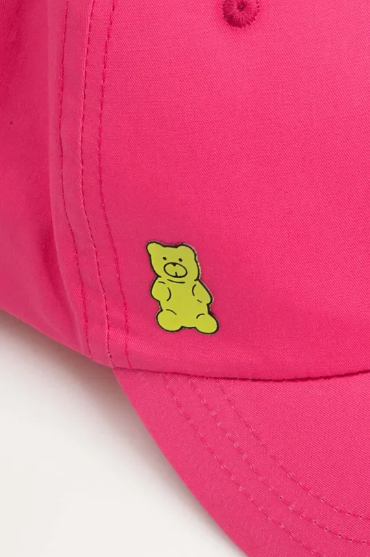Παιδικό βαμβακερό καπέλο μπέιζμπολ Coccodrillo ροζ
