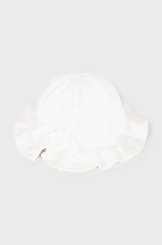 λευκό Παιδικό βαμβακερό καπέλο Mayoral Για κορίτσια