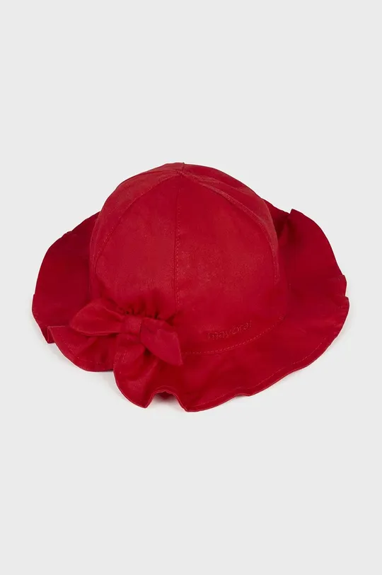 czerwony Mayoral kapelusz bawełniany dziecięcy Dziewczęcy