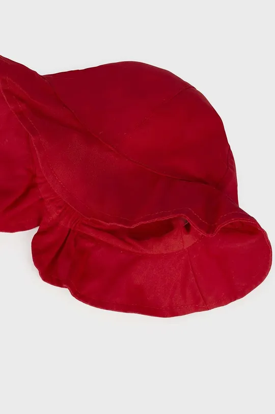 Detský bavlnený klobúk Mayoral červená
