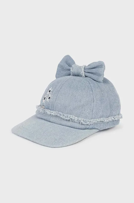 plava Pamučna kapa sa šiltom za bebe Mayoral Za djevojčice
