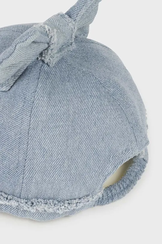 Mayoral czapka z daszkiem bawełniana dziecięca niebieski