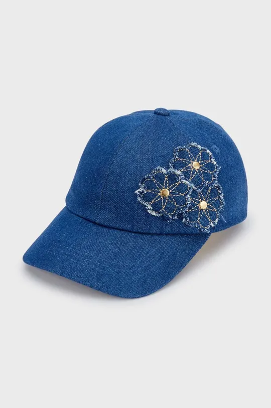 μπλε Παιδικό βαμβακερό καπέλο μπέιζμπολ Mayoral Για κορίτσια