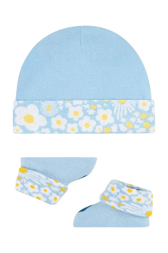 Converse komplet niemowlęcy - czapka i skarpetki 2-pack niebieski