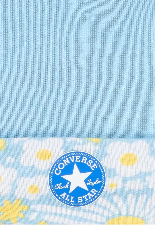 μπλε Βρεφικό σετ - σκουφάκι και κάλτσες Converse 2-pack