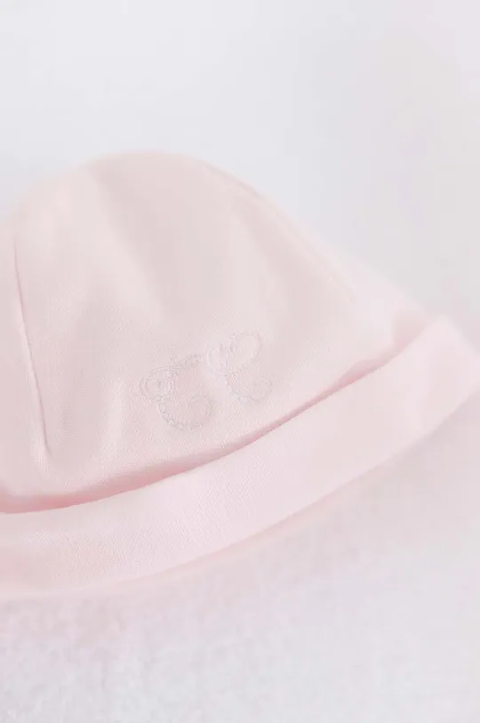 różowy Tartine et Chocolat czapka bawełniana niemowlęca Dziewczęcy