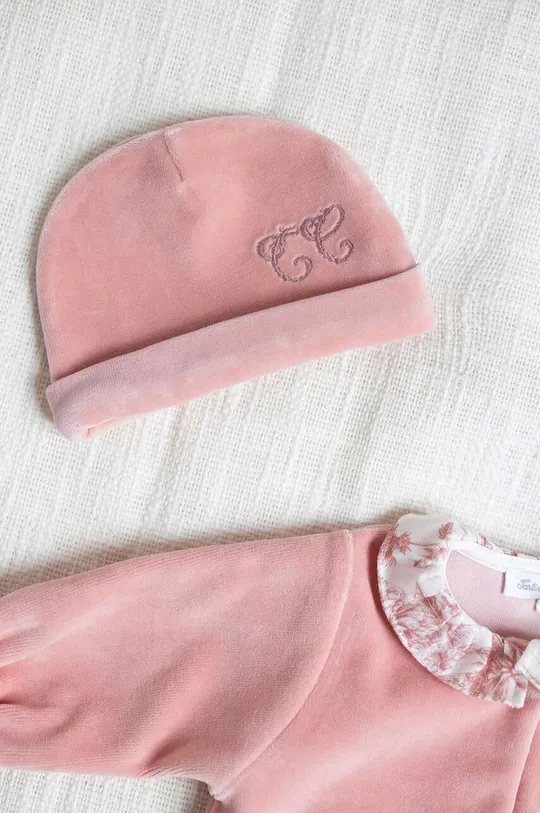 розовый Детская хлопковая шапка Tartine et Chocolat Для девочек