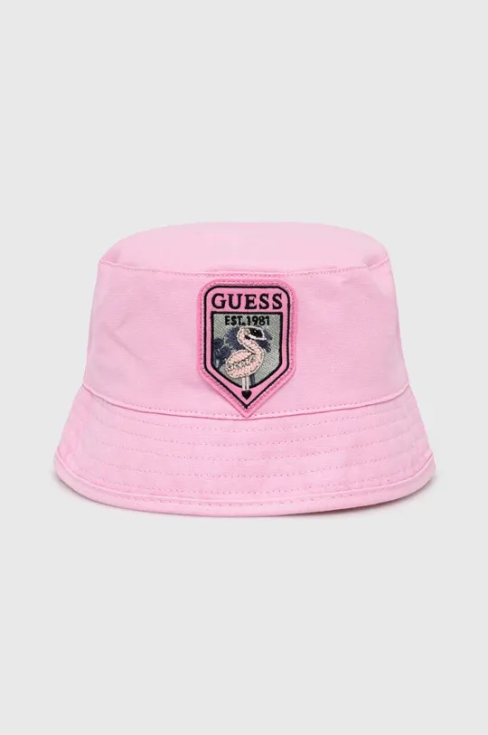 różowy Guess kapelusz dziecięcy Dziewczęcy
