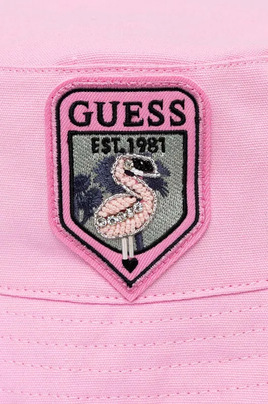 Дитячий капелюх Guess рожевий