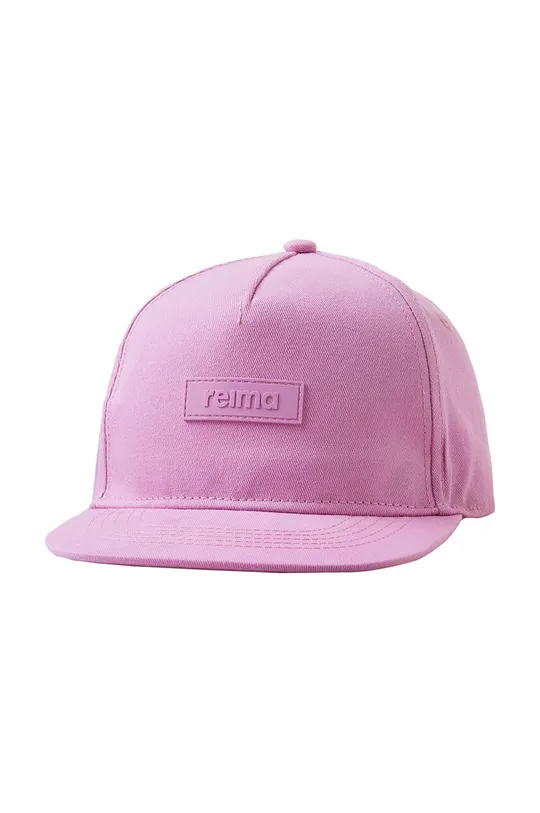 Παιδικό βαμβακερό καπέλο μπέιζμπολ Reima Lippis ροζ