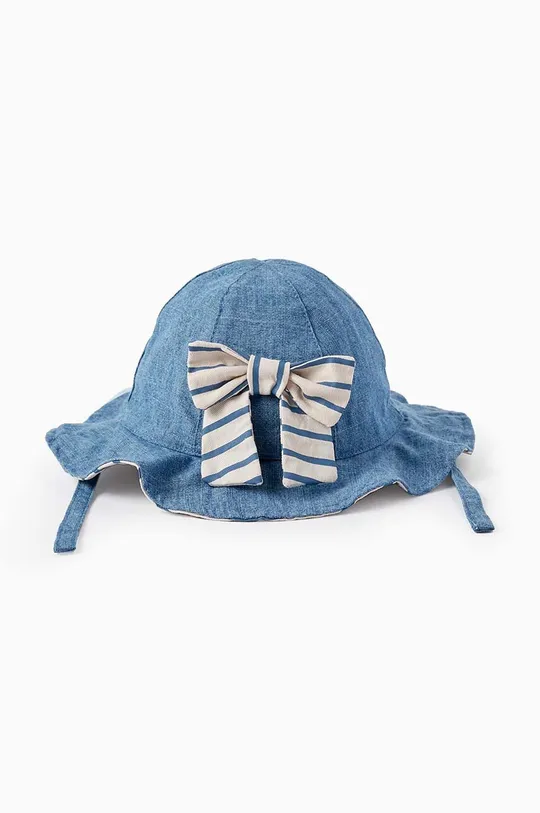 modrá Detský bavlnený klobúk zippy Dievčenský