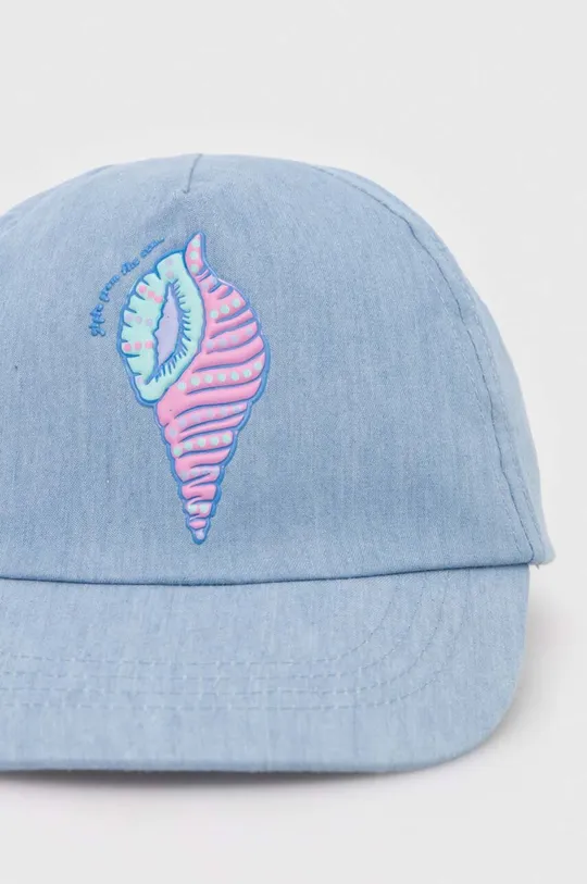 zippy cappello con visiera in cotone bambini blu