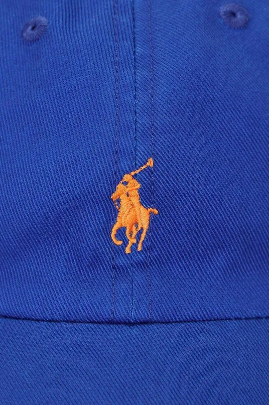 niebieski Polo Ralph Lauren czapka z daszkiem bawełniana dziecięca