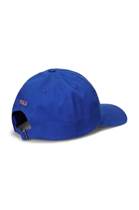 Polo Ralph Lauren czapka z daszkiem bawełniana dziecięca niebieski