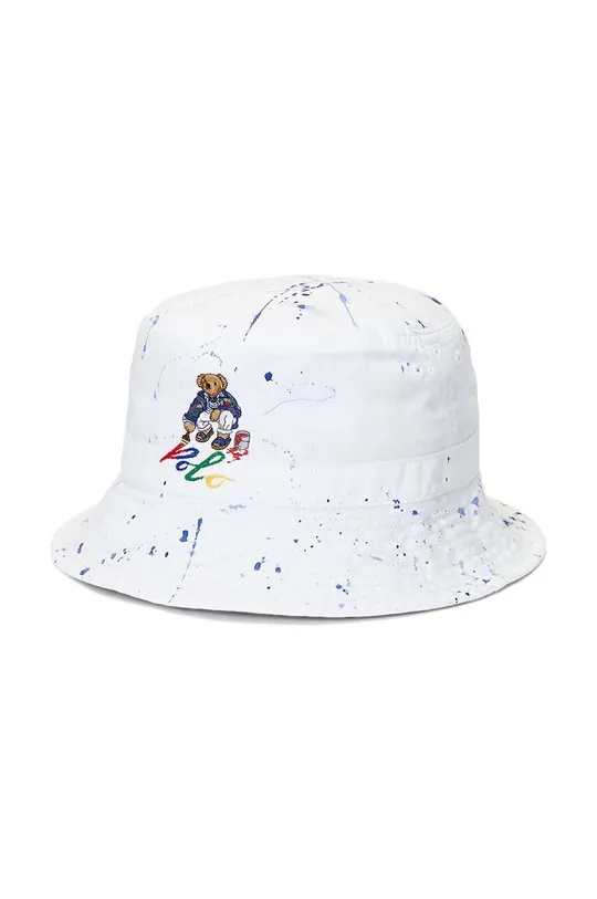 bela Otroški bombažni klobuk Polo Ralph Lauren Otroški