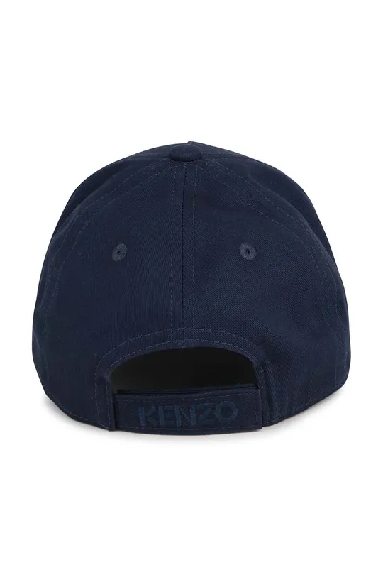 Kenzo Kids czapka z daszkiem bawełniana dziecięca niebieski