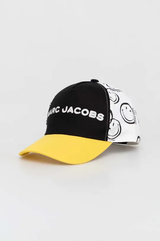 μαύρο Παιδικό βαμβακερό καπέλο μπέιζμπολ Marc Jacobs Παιδικά