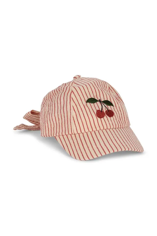 Konges Sløjd czapka z daszkiem dziecięca czerwony