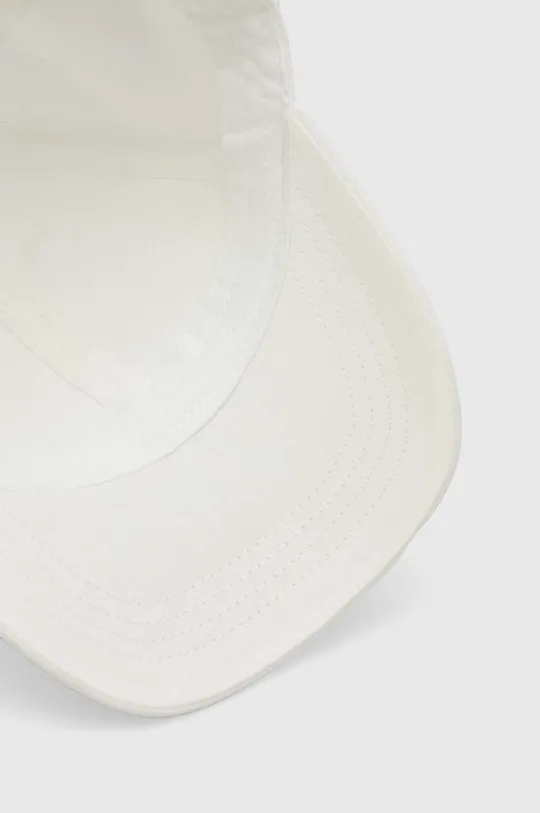 biały United Colors of Benetton czapka z daszkiem bawełniana dziecięca