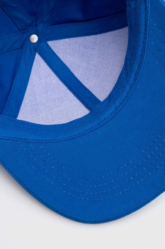 niebieski United Colors of Benetton czapka z daszkiem bawełniana dziecięca