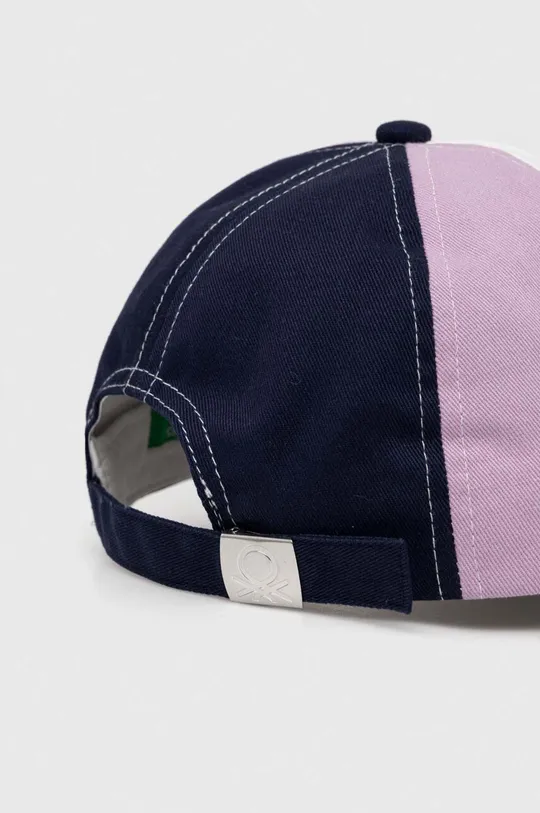 Βαμβακερό καπέλο του μπέιζμπολ United Colors of Benetton 100% Βαμβάκι