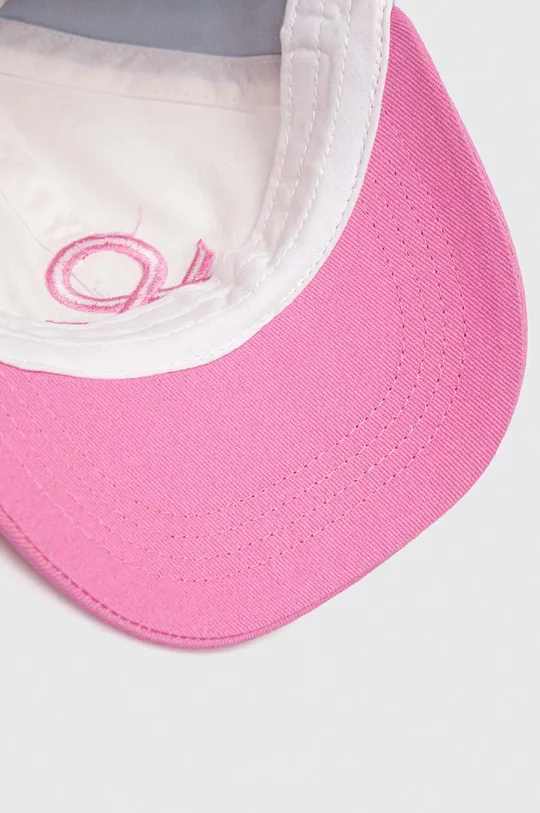 ροζ Βαμβακερό καπέλο του μπέιζμπολ United Colors of Benetton