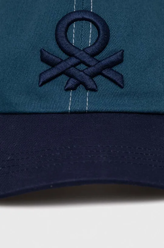United Colors of Benetton czapka z daszkiem bawełniana 100 % Bawełna