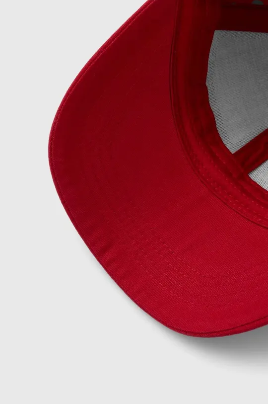 κόκκινο Παιδικό βαμβακερό καπέλο μπέιζμπολ United Colors of Benetton