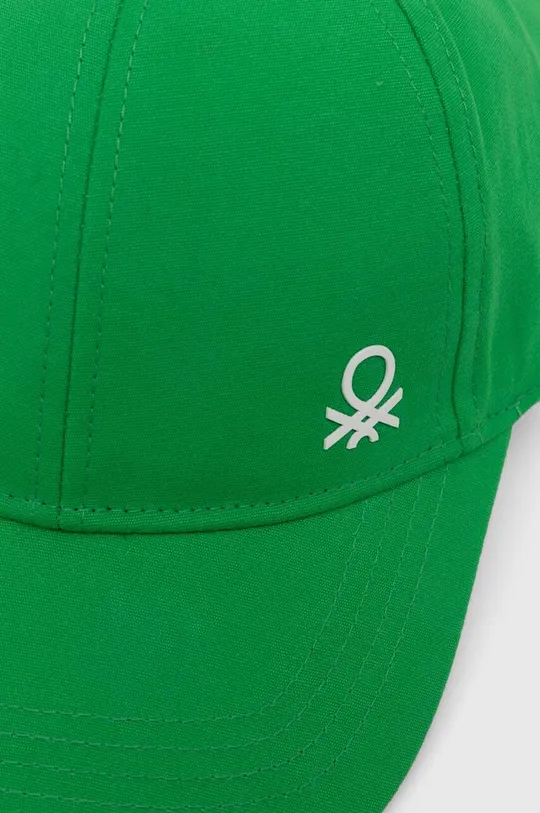 United Colors of Benetton czapka z daszkiem bawełniana dziecięca 100 % Bawełna