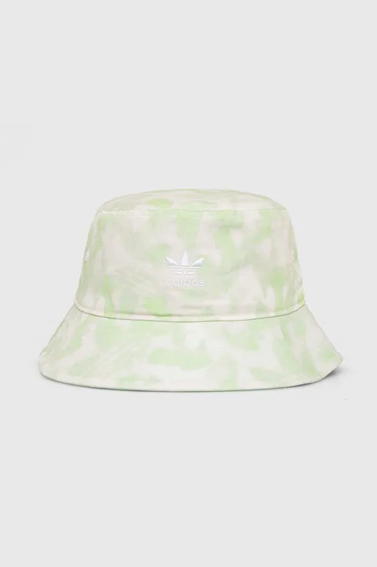 зелений Бавовняний капелюх adidas Originals Дитячий