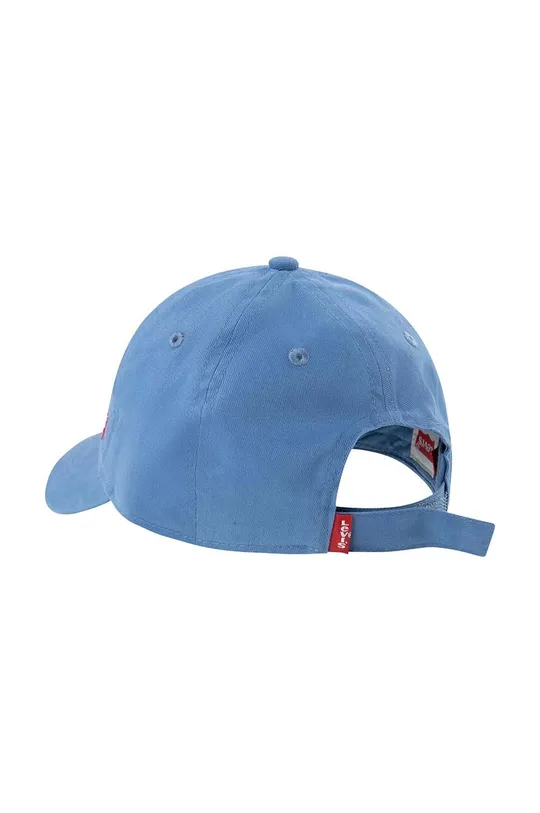 Levi's czapka z daszkiem bawełniana dziecięca LAN RICHMOND BATWING CURVE BRI niebieski