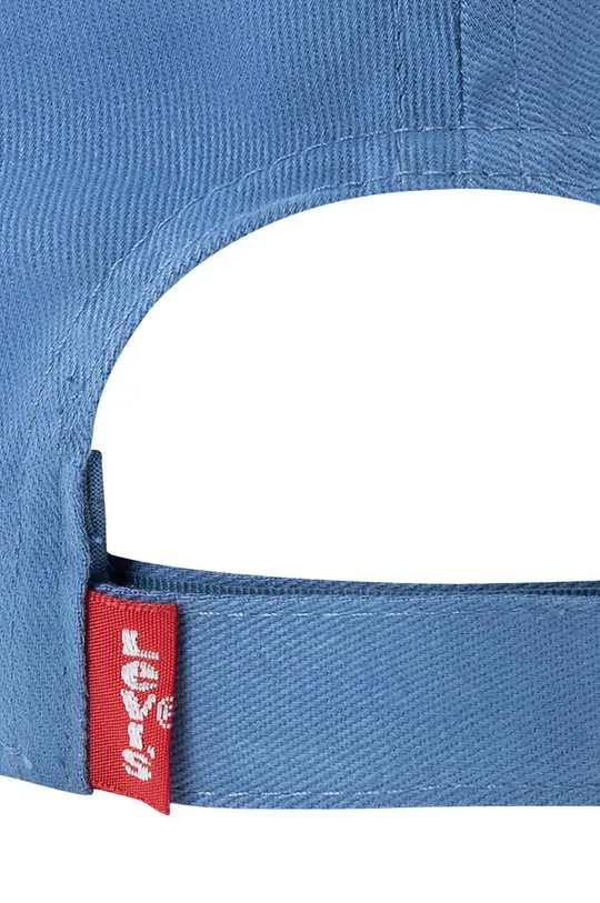 niebieski Levi's czapka z daszkiem bawełniana dziecięca LAN RICHMOND BATWING CURVE BRI